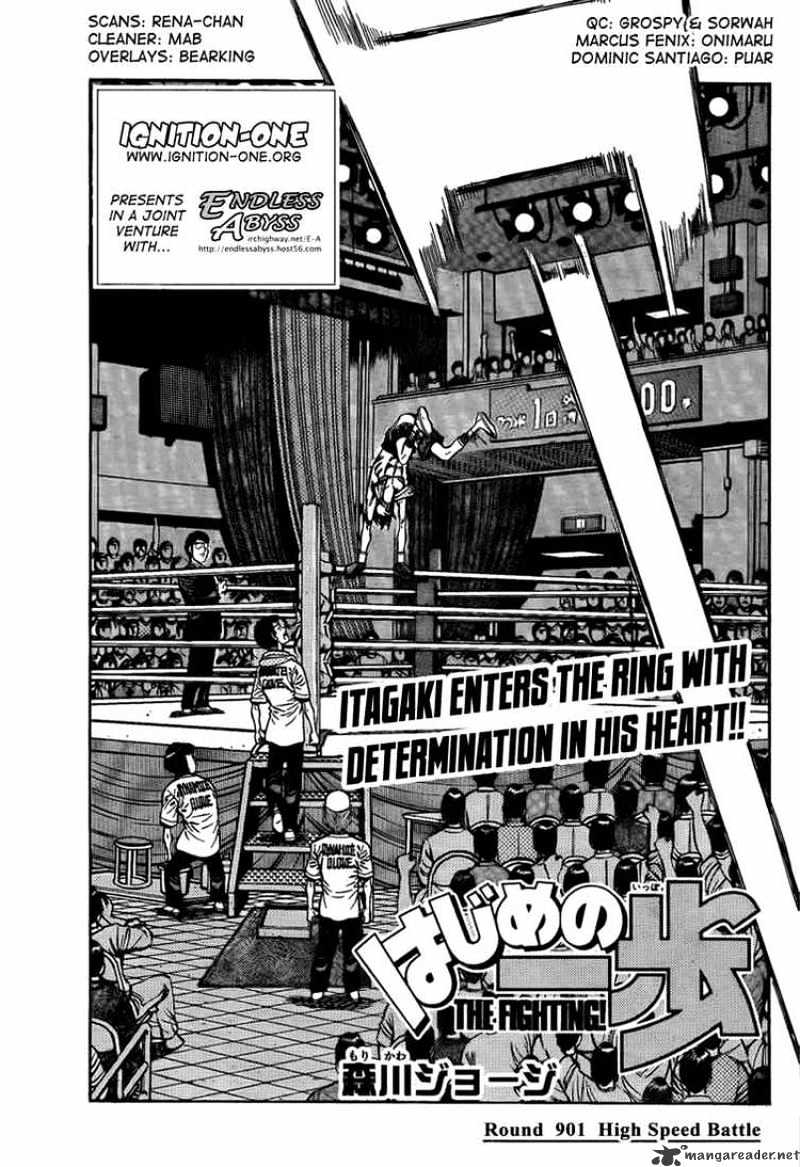 Hajime no Ippo: Fighting Spirit, Chapter 901 image 01